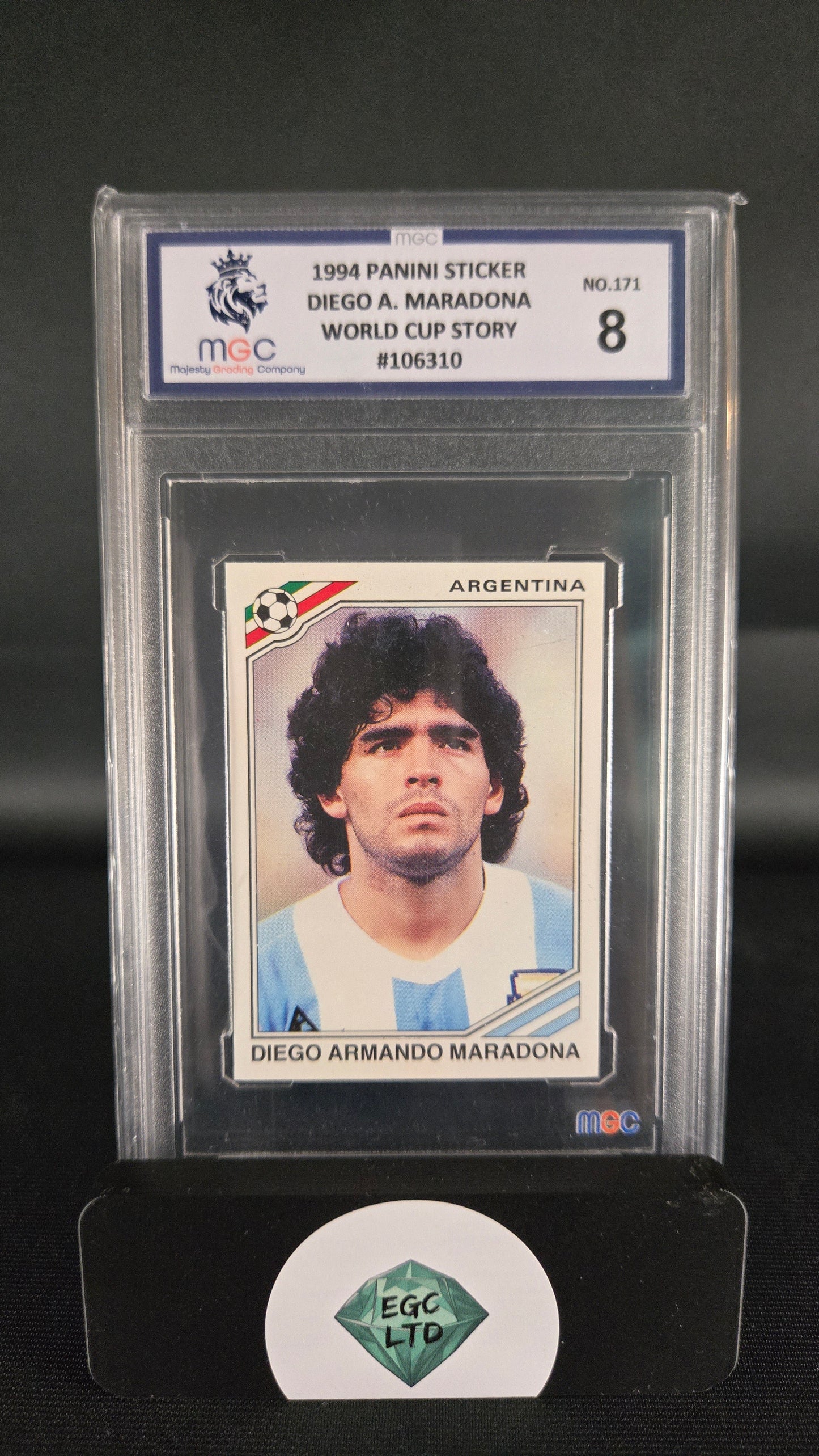 Diego Maradona #171 - 1994 Panini World Cup Story - MGC - 8