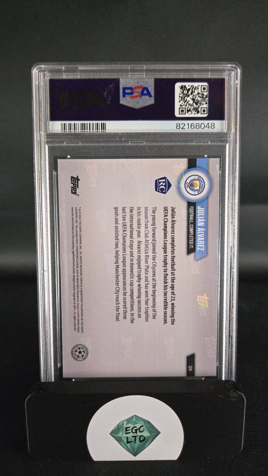 Julian Alvarex #124 - 2022 Topps Now UEFA - PSA 10