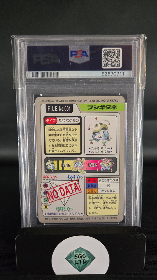 Bulbasaur #001 - 1997 Pocket Monsters - PSA 6