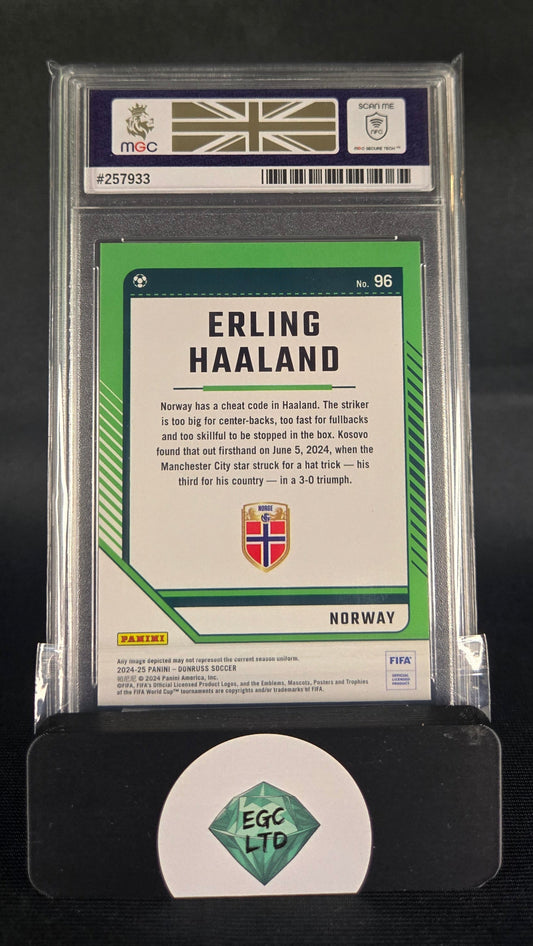 Erling Haaland #96 - 2024 PANINI Donruss Optic - Norway - MGC Grade 9