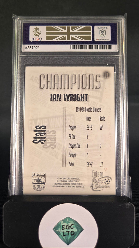 Ian Wright #83 - 1999 Futera Fans Select - Champions - MGC Grade 9