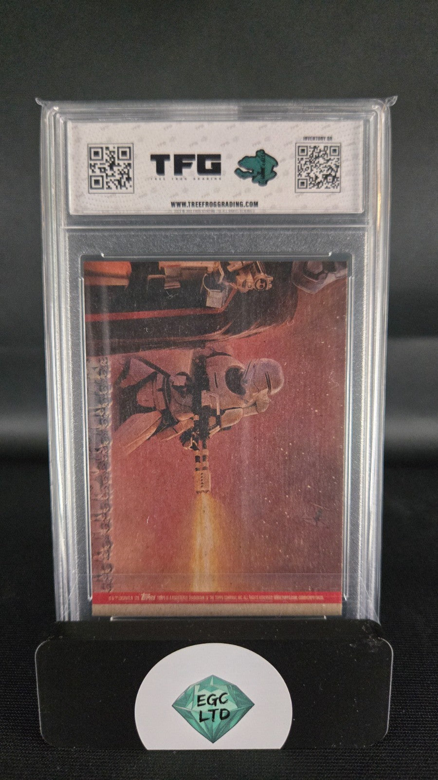 The Millennium Falcon Attacked #88 - 2015 Topps - Tree Frog Grading - BRAVO 10