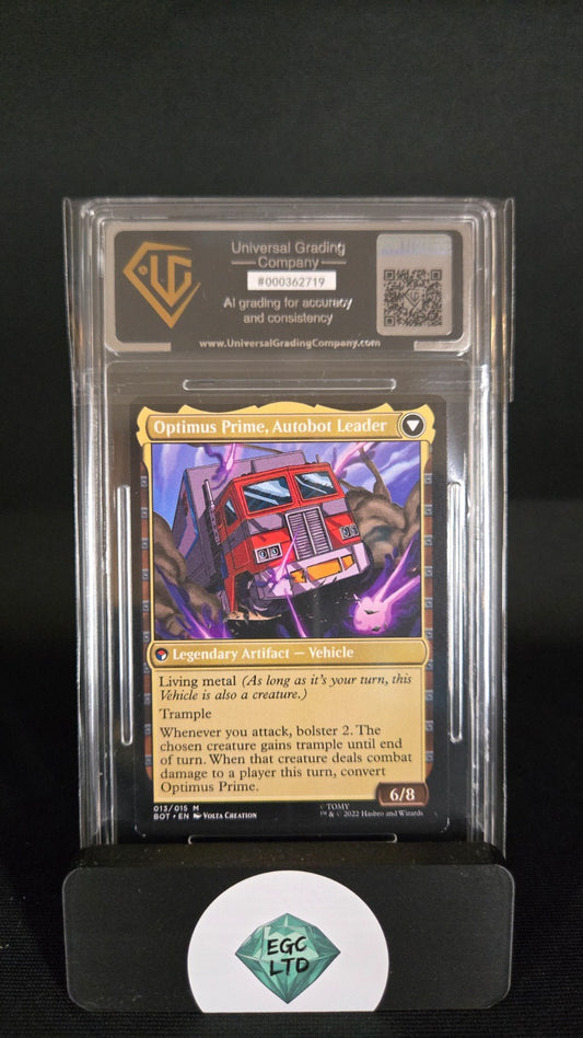Optimus Prime, Hero - 2022 The Brothers War MTG - Universal Grading - 9