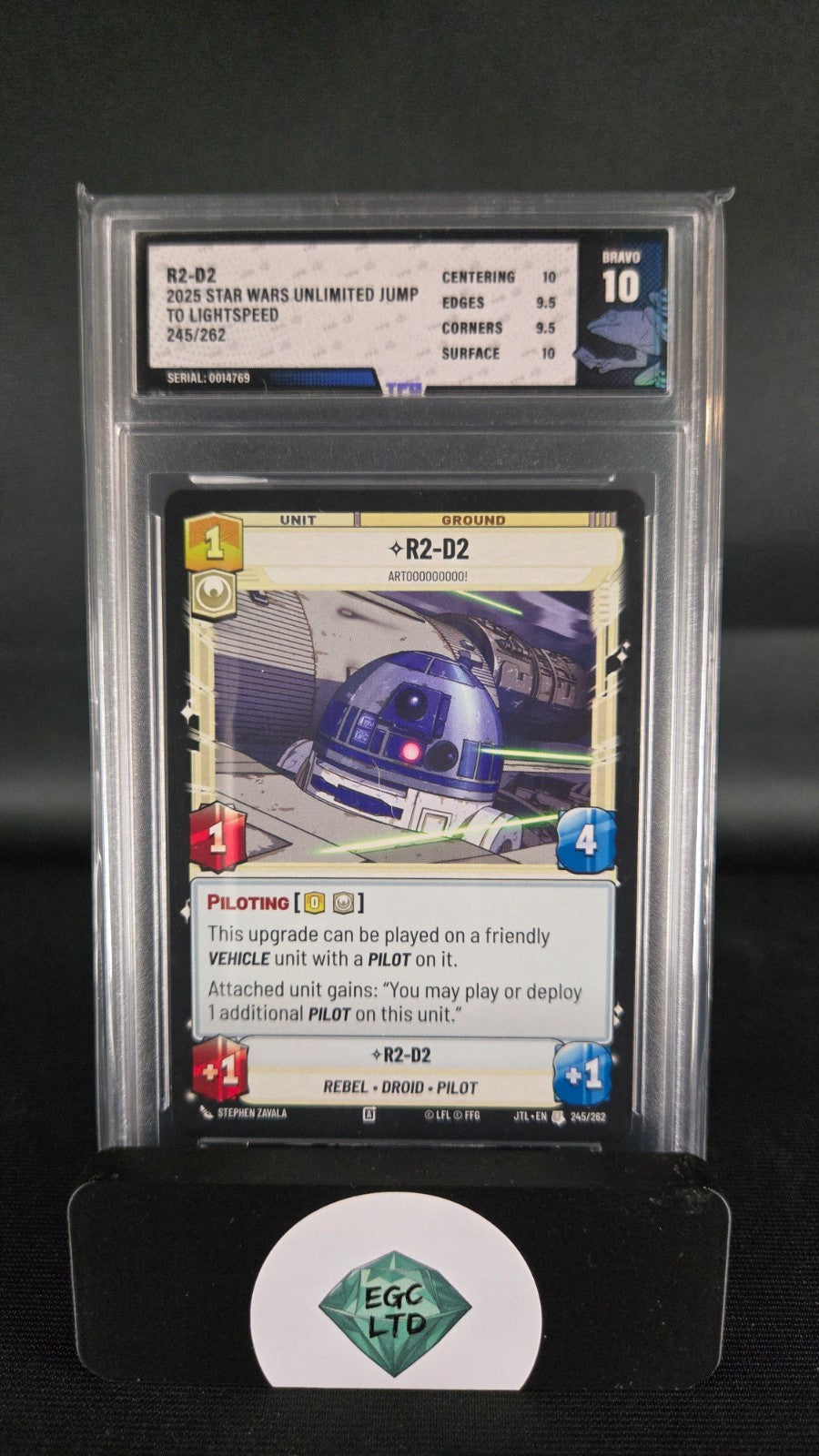 R2-D2 #245 - 2025 Jump To Lightspeed - Tree Frog Grading - BRAVO 10