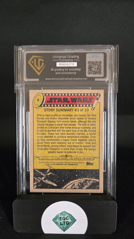 A Wonderful Secret - 2015 Topps Star Wars - Universal Grading - 9