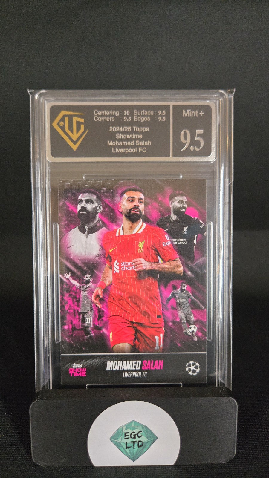 Mohamed Salah - 2024 Topps Showtime - Liverpool FC - Universal Grading - 9.5