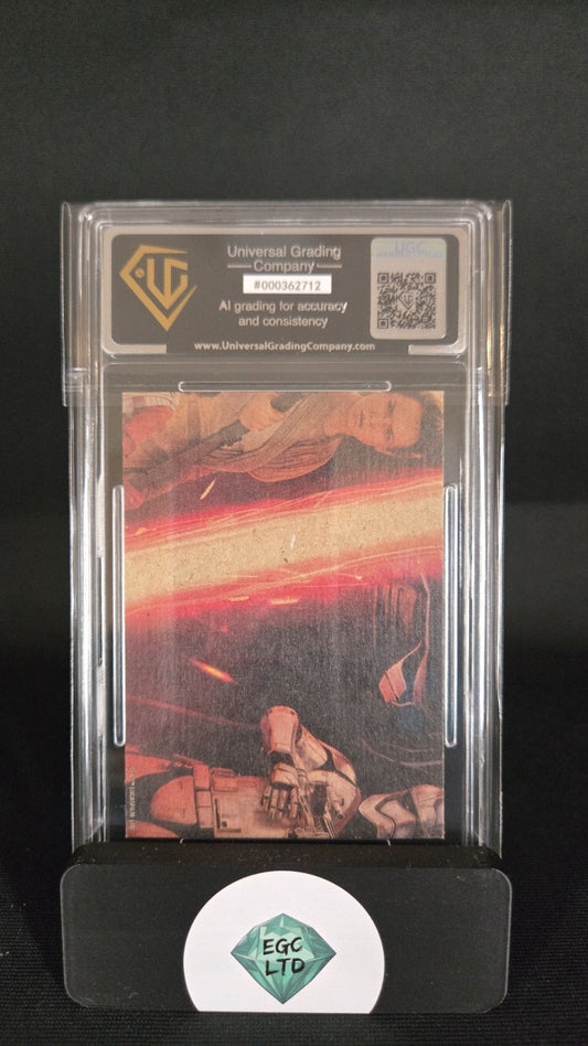 Rey Takes Off - 2015 Topps Star Wars - Universal Grading - 9