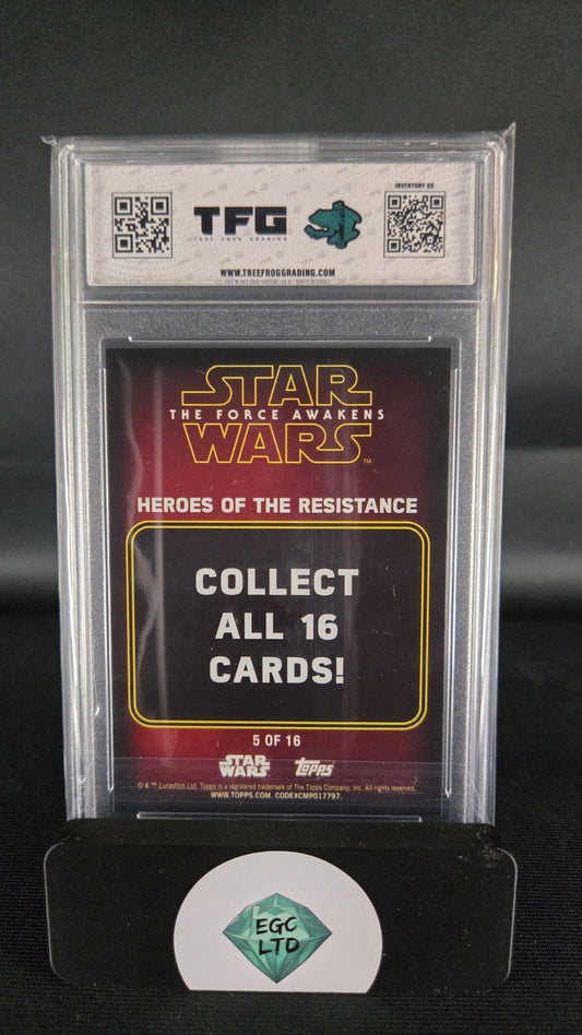 Han Solo - 2016 Topps, The Force Awakens - Tree Frog Grading - 9