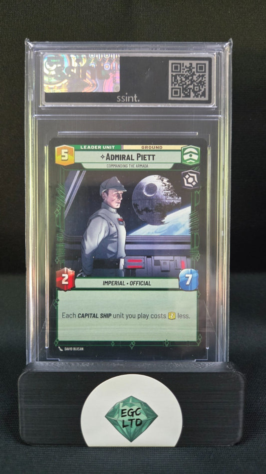 Admiral Piett #5 - Jump to Lightspeed - Star Wars Unlimited - Graded GM MT 10