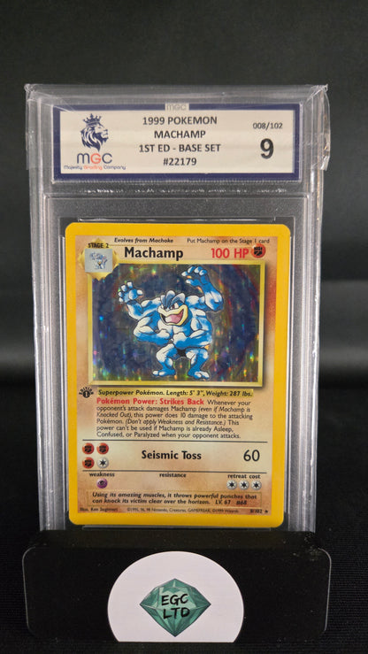 Machamp 8/102 - 1999 1ST Edition Base Set - MGC - 9