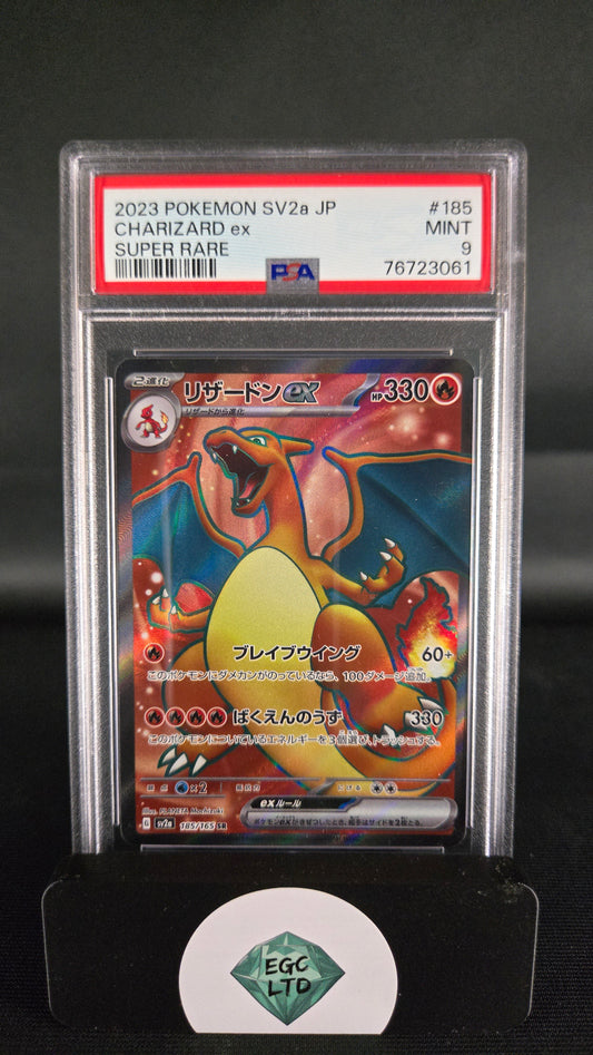 Charizard ex 185/165 - sv2a 2023 - PSA 9
