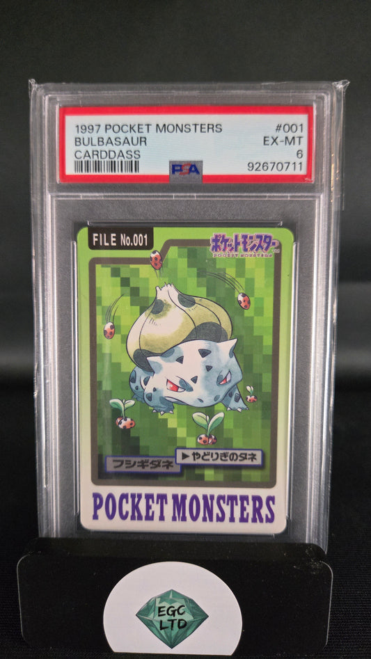 Bulbasaur #001 - 1997 Pocket Monsters - PSA 6