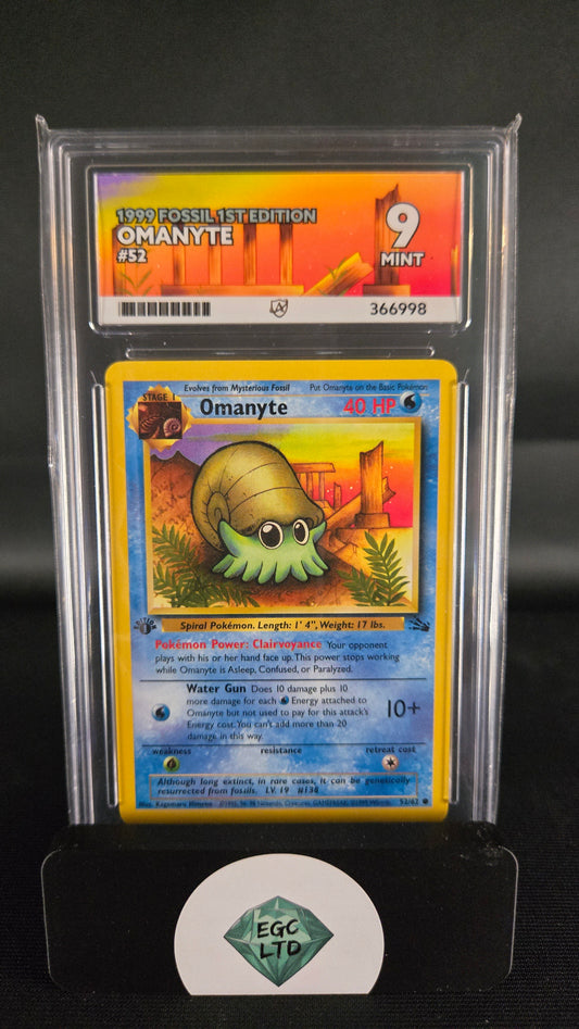 Omanyte 52/62 - 1999 Fossil 1st Edition - ACE - 9