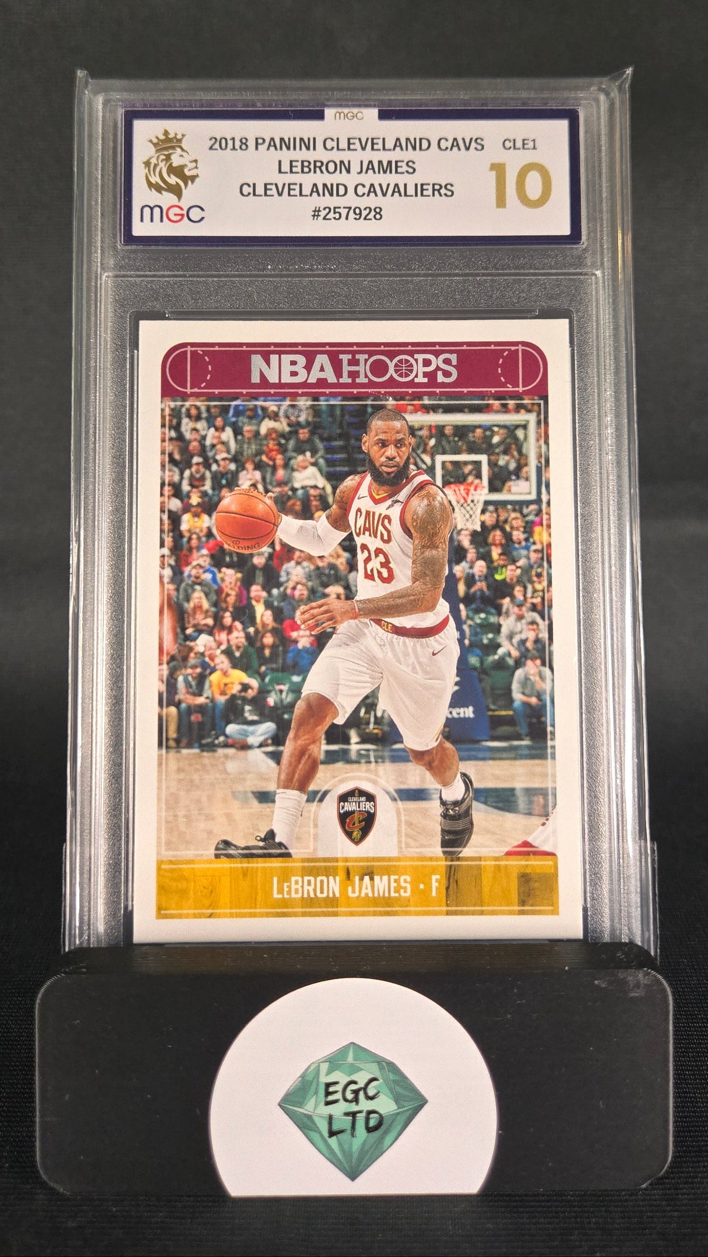 LeBron James #CLE1 - 2018 PANINI Cleveland Cavaliers - MGC GM MT 10