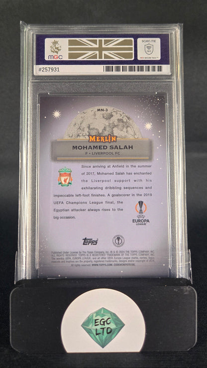 Mohamed Salah #3 - 2024 Topps Merlin - Mystic Nights - MGC Grade 9