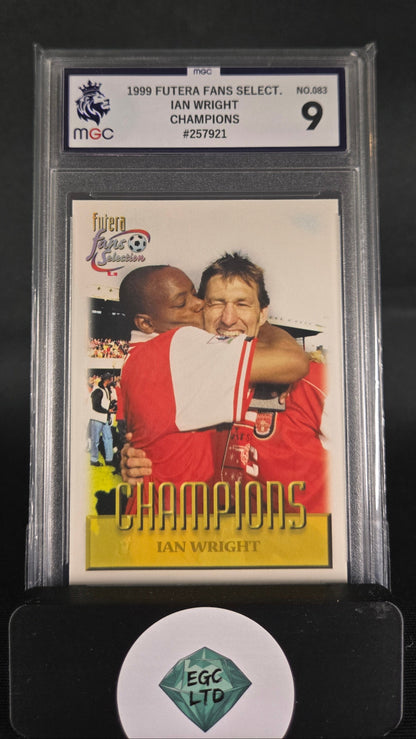 Ian Wright #83 - 1999 Futera Fans Select - Champions - MGC Grade 9