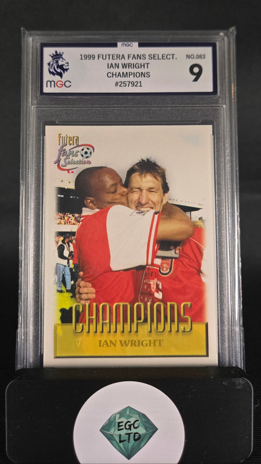 Ian Wright #83 - 1999 Futera Fans Select - Champions - MGC Grade 9