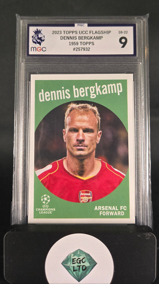 Dennis Bergkamp #59-22 - 2023 Topps UCC Flagship - MGC Grade 9