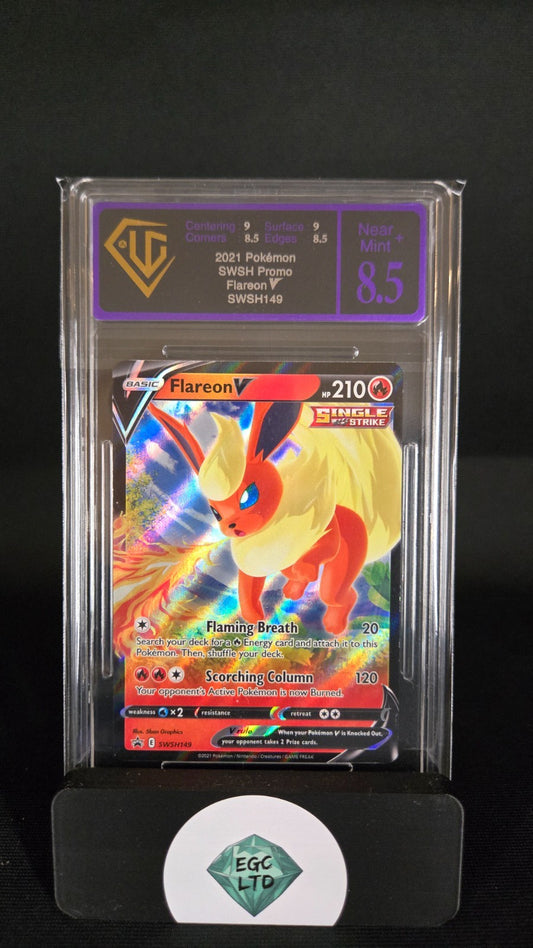 Flareon V #149 - 2021 SWSH Promo - Universal Gradin - 8.5