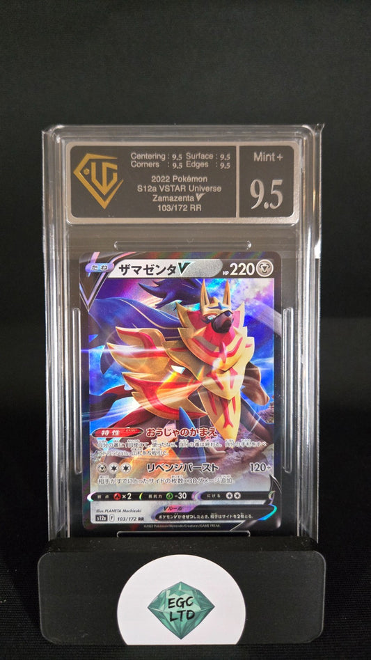 ZamazentaV 103/172 - 2022 s12a Japanese VSTAR Universe - Universal Grading - 9.5