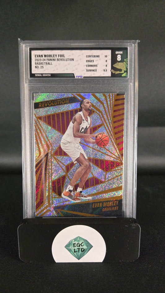 Evan Mobely #25 - Basketball - 2023-24 Panini - Tree Frog Grading - 8