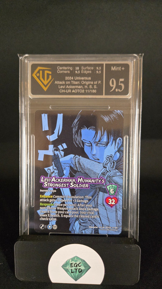 Levi Ackerman - 2024 UniVerse Attack on Titan - Universal Grading - 9.5