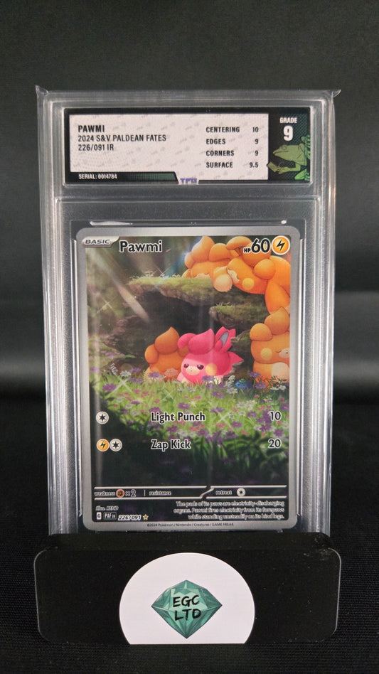 Pawmi #226 - 2024 Paldean Fates - Tree Frog Grading - 9