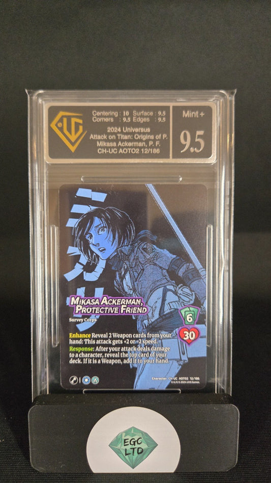 Mikasa Ackerman - 2024 Attack on Titan - Universal Grading - 9.5