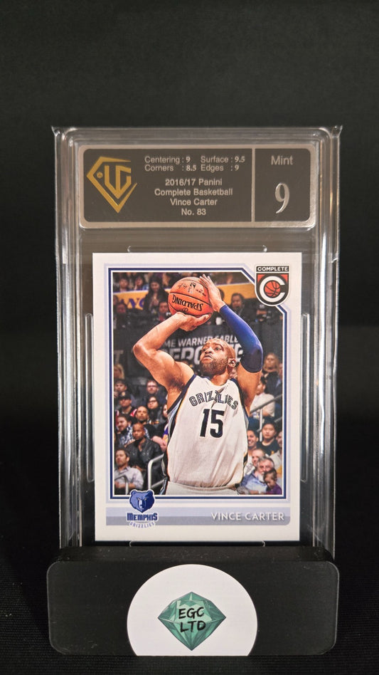 Vince Carter No. 83 - 2016 Panini Complete Basketball - Universal Grading - 9