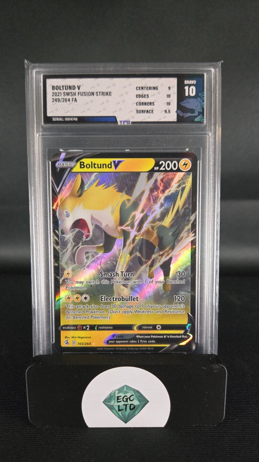 Boltund V #103 - 2021 Fusion Strike - Tree Frog Grading - BRAVO 10