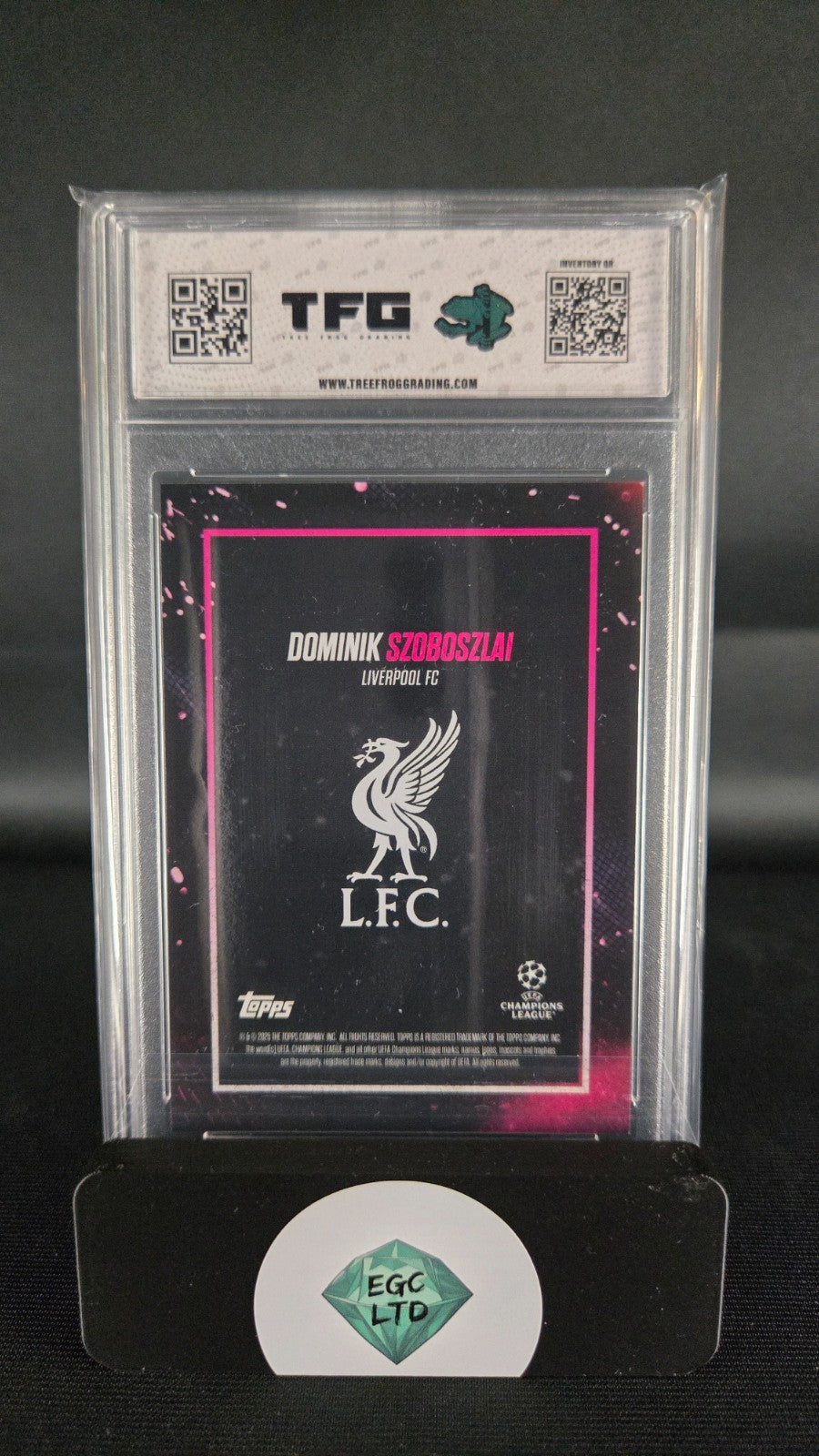 Dominik Szoboszlai - 2024-25 Topps Showtime UEFA - Tree Frog Grading - 9