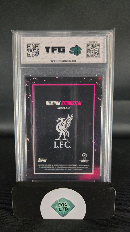 Dominik Szoboszlai - 2024-25 Topps Showtime UEFA - Tree Frog Grading - 9