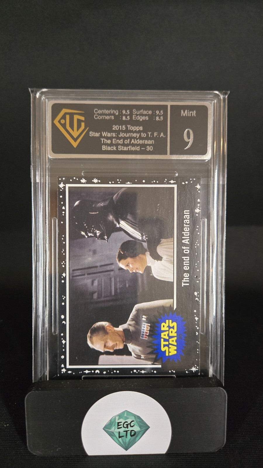The end of Alderaan - 2015 Topps Star Wars - Universal Grading - 9