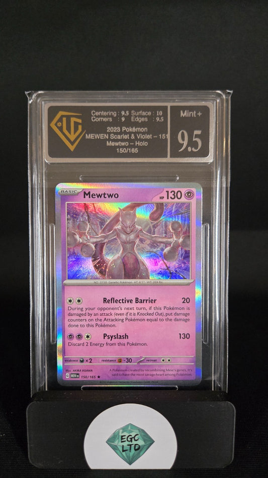 Mewtwo 150/165 - 2023 Scarlet & Violet 151 - Universal Grading - 9.5