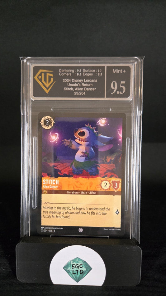 Stitch, Alien Dancer - 2024 Ursula's Return - Lorcana - Universal Grading - 9.5