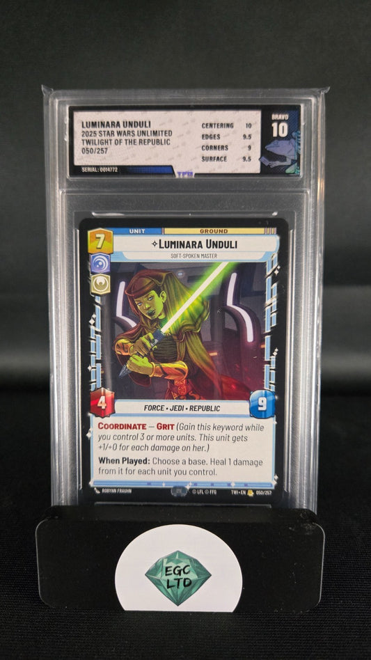 Luminara Unduli #50 - 2025 Twilight of the Republic - Tree Frog Grading - 10
