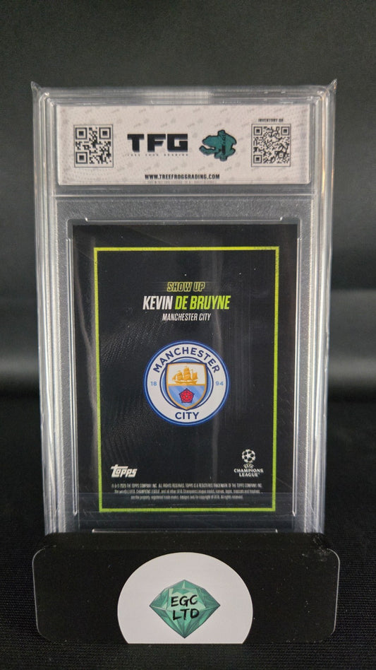Kevin De Bruyne - 2024-25 Topps Showtime UEFA - Tree Frog Grading - 8