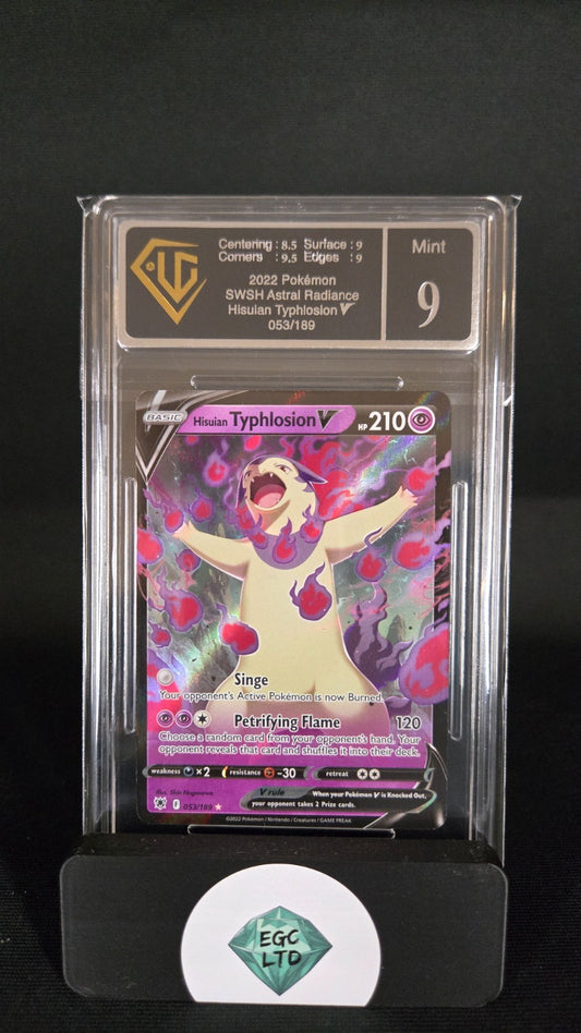 Hisuian Typhlosion V - 2022 SWSH Astral Radiance - Universal Grading - 9