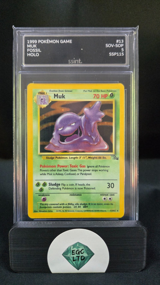 Muk #13 - 1999 Fossil - Graded 5 - SSINT