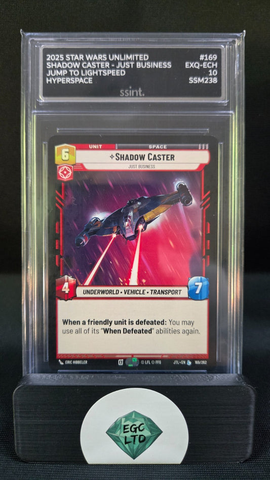Shadow Caster, Just Business #169 - Jump to Lightspeed - Graded GM MT 10 - SSINT