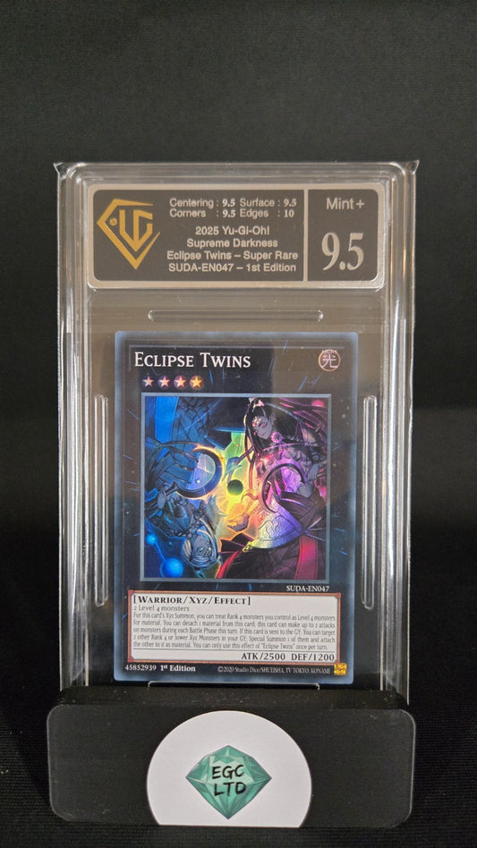 Eclipse Twins SR - 2025 Yu-Gi-Oh! Supreme Darkness - Universal Grading - 9.5