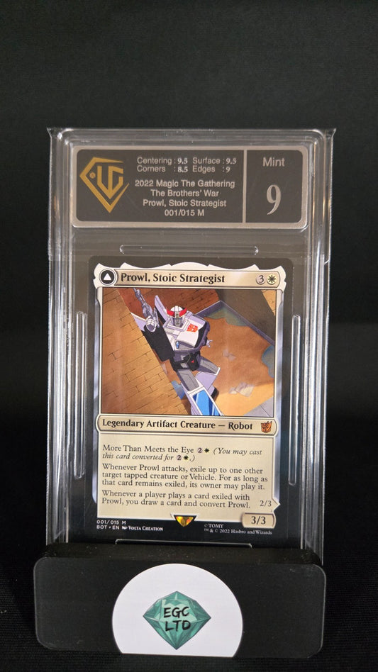Prowl, Stoic Strategist 1/15 - 2022 Brothers War MTG - Universal Grading - 9